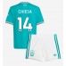 Maillot de foot Liverpool Federico Chiesa #14 Troisième vêtements enfant 2025-26 Manches Courtes (+ pantalon court)